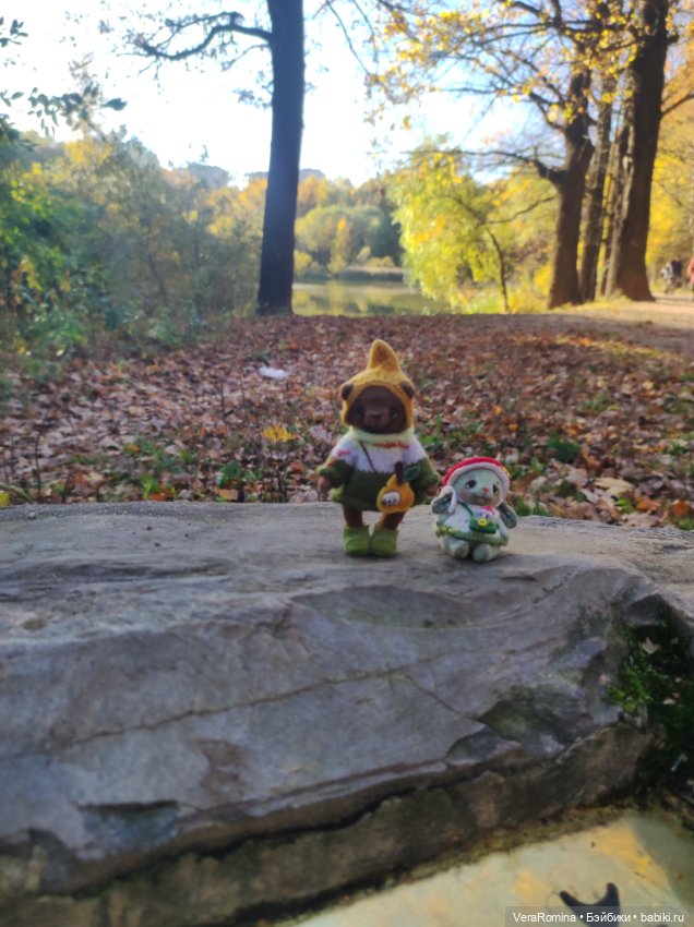 Мишка в лесу, а так же зайка и лиса 😁