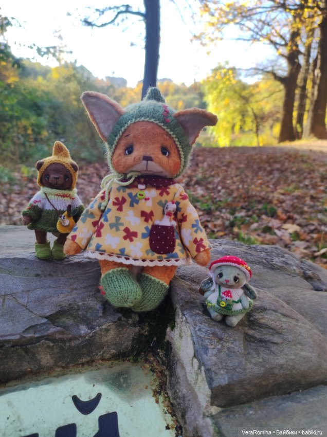 Мишка в лесу, а так же зайка и лиса 😁