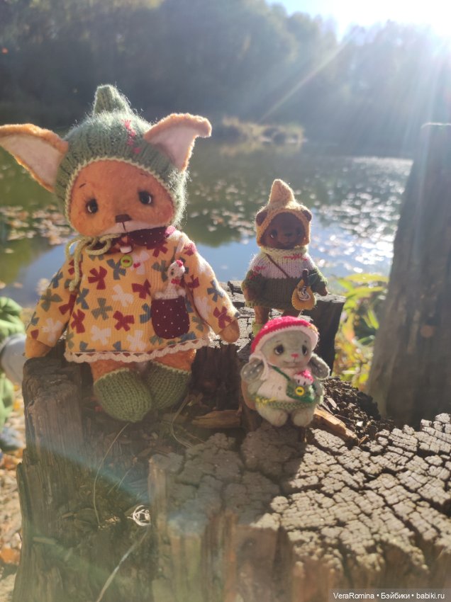 Мишка в лесу, а так же зайка и лиса 😁