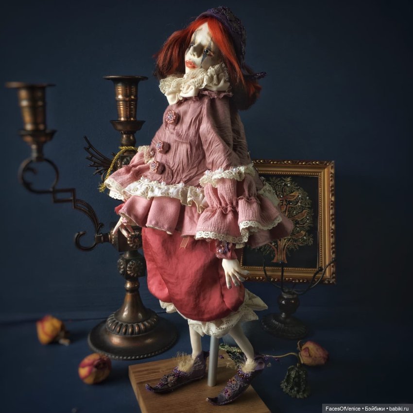 Пьерошка — Авторские куклы ручной работы: текстильные (фото 3)