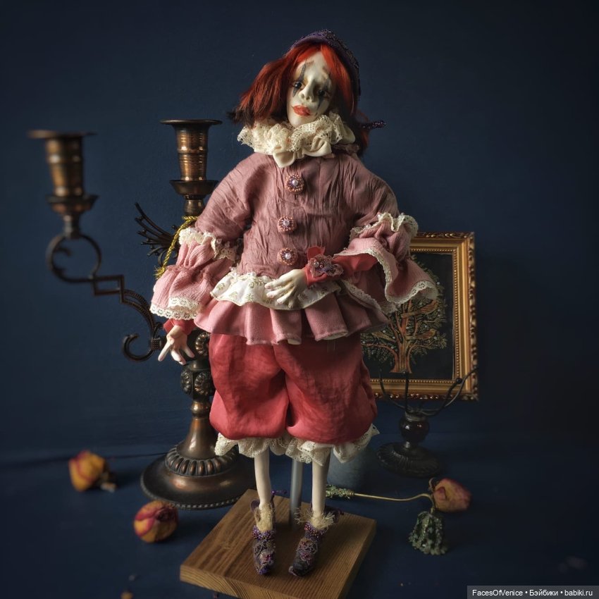 Пьерошка — Авторские куклы ручной работы: текстильные (фото 4)