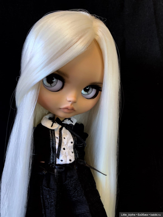 Готическая блайз 🖤 — Куклы Blythe (Блайз) ООАК: кастом