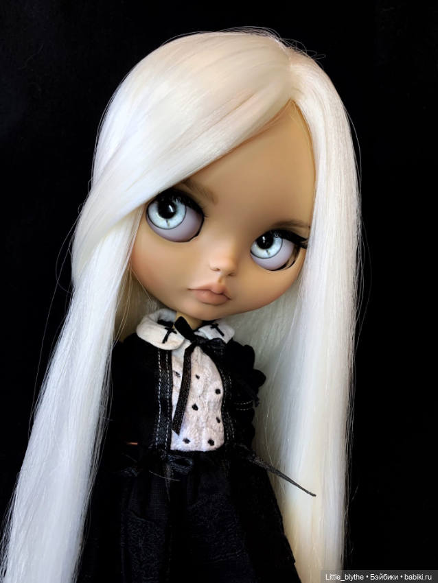 Готическая блайз 🖤 — Куклы Blythe (Блайз) ООАК: кастом (фото 7)