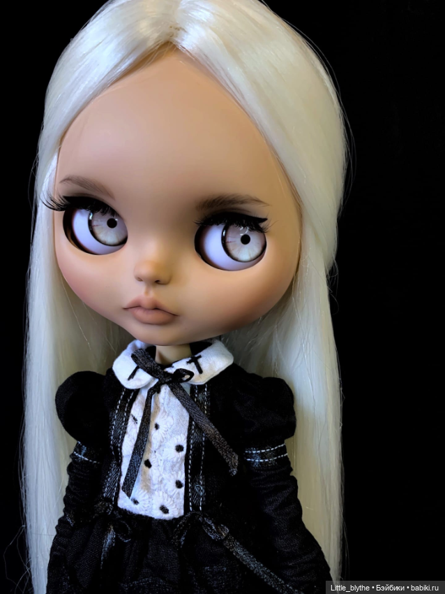 Готическая блайз 🖤 — Куклы Blythe (Блайз) ООАК: кастом (фото 3)