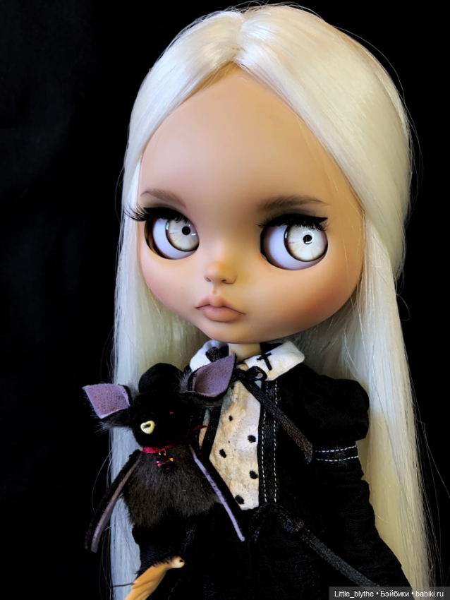Готическая блайз 🖤 — Куклы Blythe (Блайз) ООАК: кастом (фото 5)