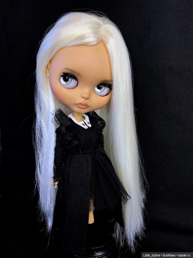 Готическая блайз 🖤 — Куклы Blythe (Блайз) ООАК: кастом