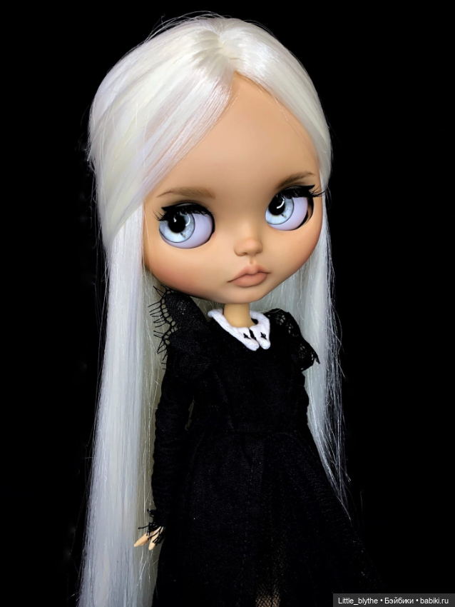 Готическая блайз 🖤 — Куклы Blythe (Блайз) ООАК: кастом (фото 2)