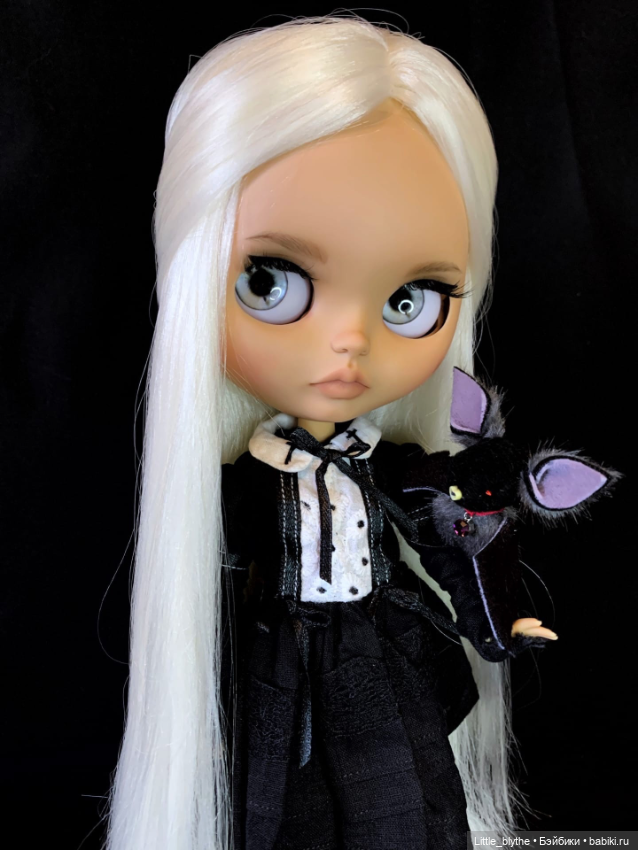 Готическая блайз 🖤 — Куклы Blythe (Блайз) ООАК: кастом (фото 8)