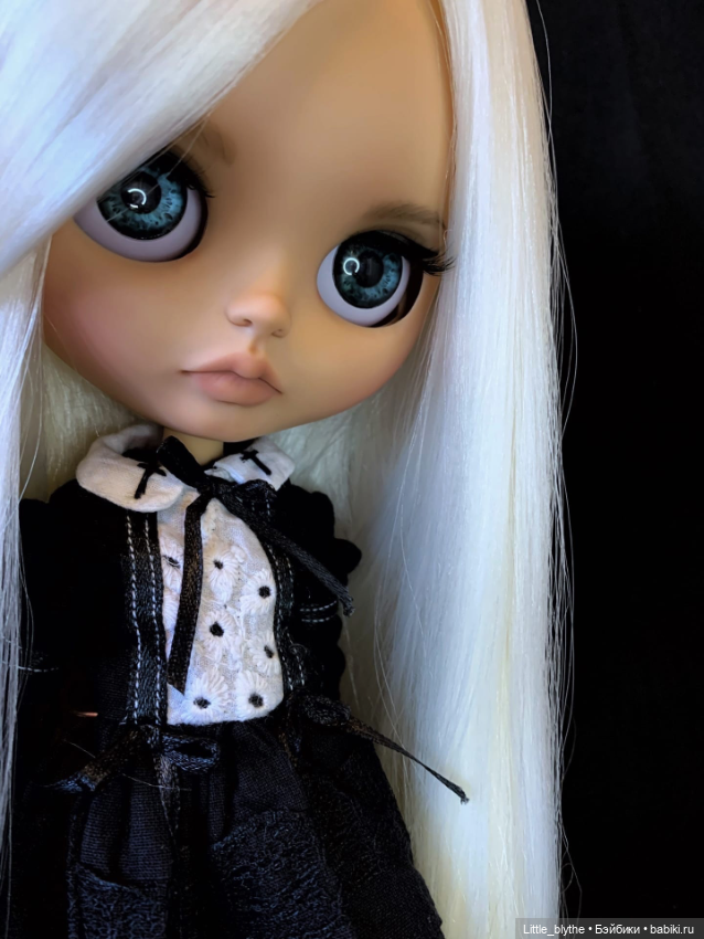 Готическая блайз 🖤 — Куклы Blythe (Блайз) ООАК: кастом