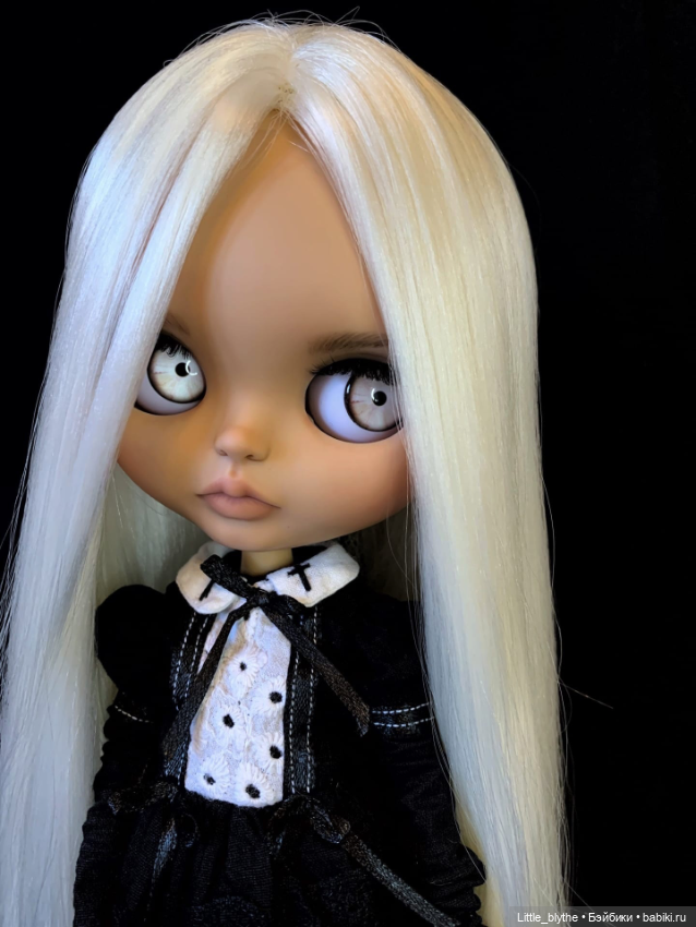 Готическая блайз 🖤 — Куклы Blythe (Блайз) ООАК: кастом (фото 10)