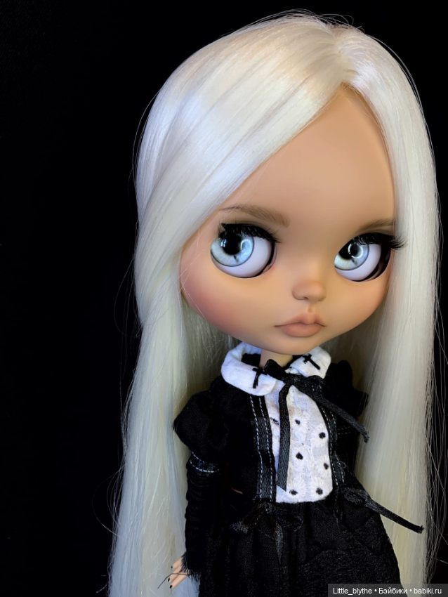 Готическая блайз 🖤 — Куклы Blythe (Блайз) ООАК: кастом