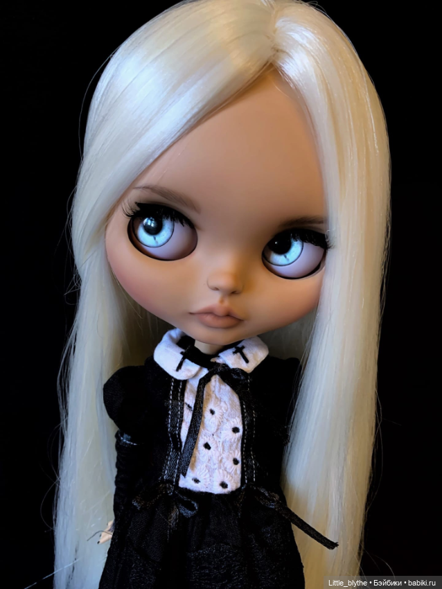 Готическая блайз 🖤 — Куклы Blythe (Блайз) ООАК: кастом (фото 6)
