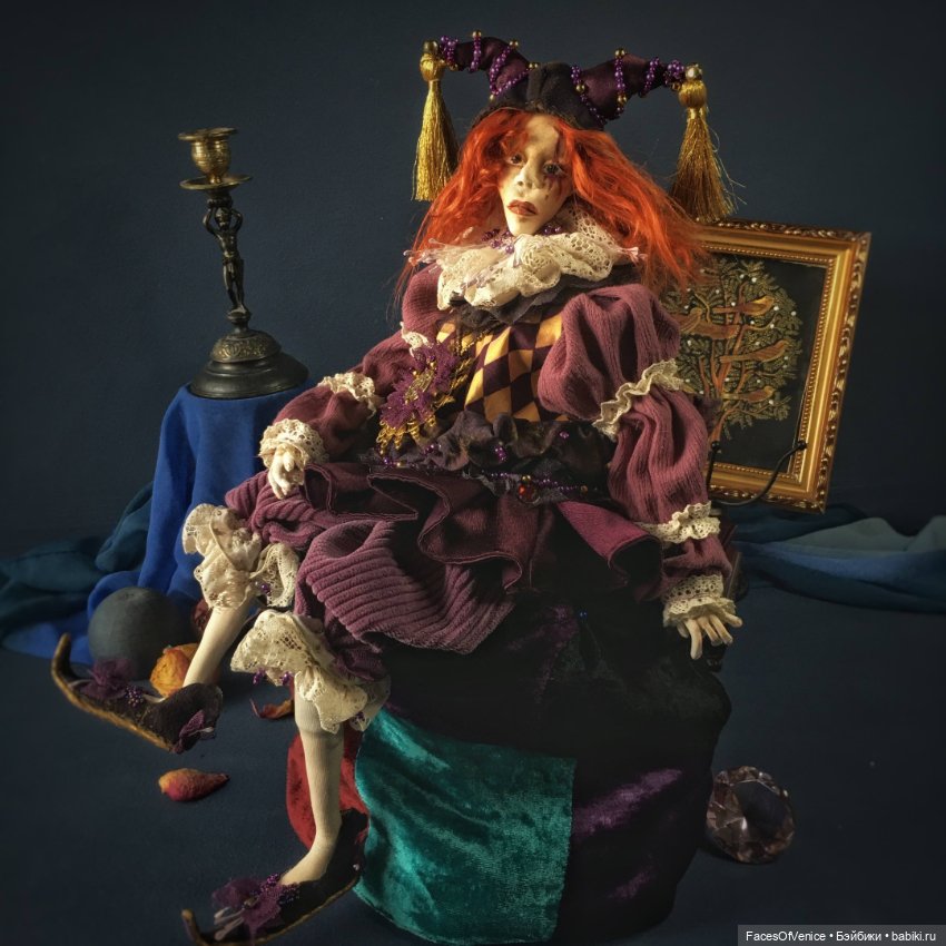 Королевский Шут — Лепка авторских кукол: полимерная глина (фото 3)