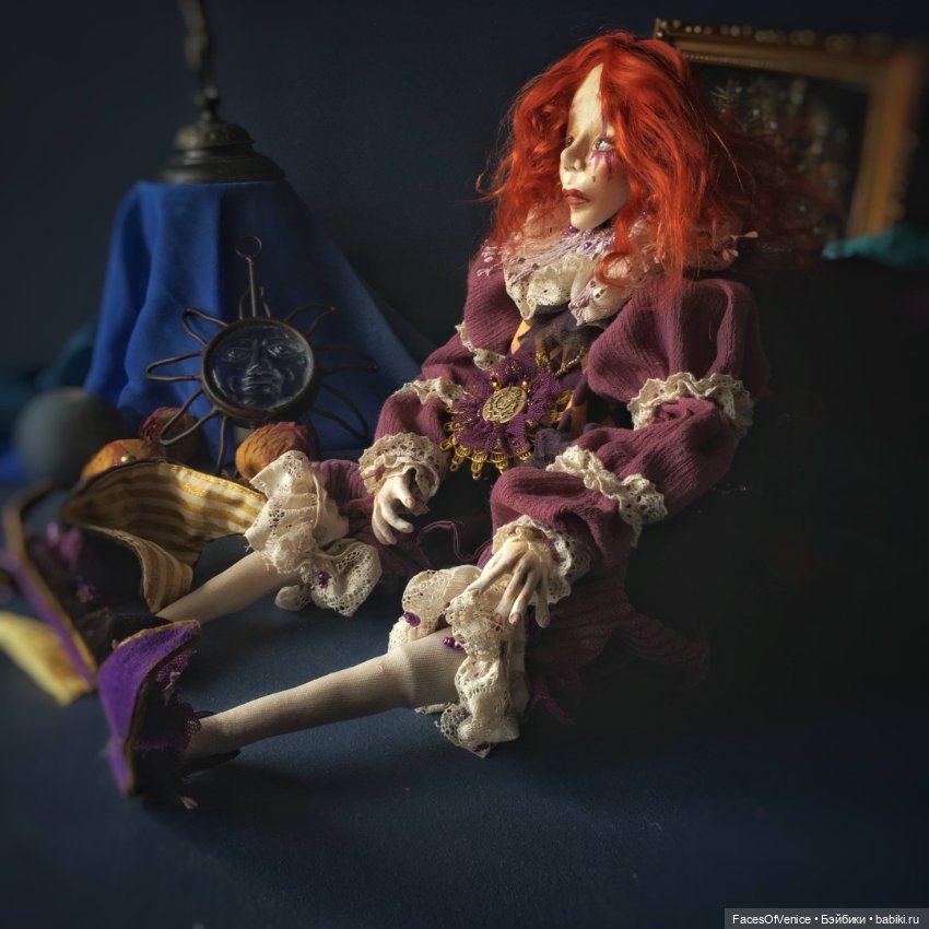 Королевский Шут — Лепка авторских кукол: полимерная глина (фото 6)