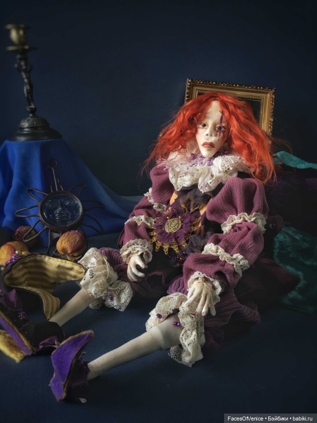 Королевский Шут — Лепка авторских кукол: полимерная глина (фото 4)