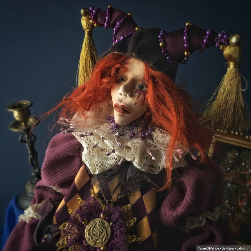 Королевский Шут — Лепка авторских кукол: полимерная глина (фото 9)