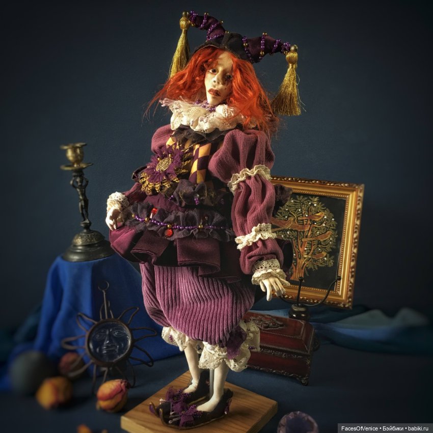 Королевский Шут — Лепка авторских кукол: полимерная глина (фото 8)