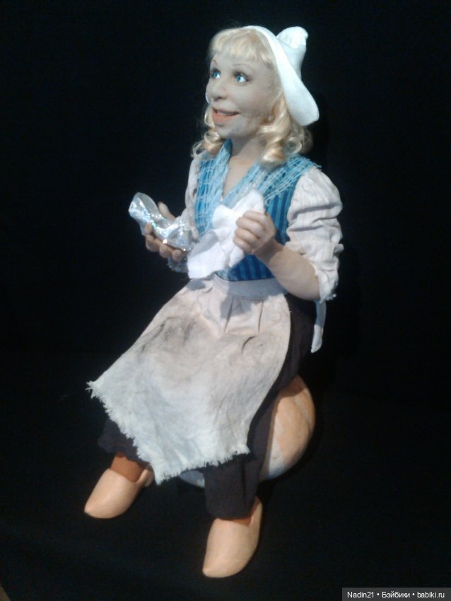Текстильная кукла Золушка