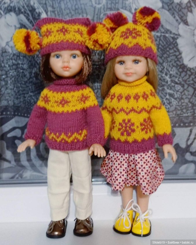 Тёплые свитерочки для паолочек
