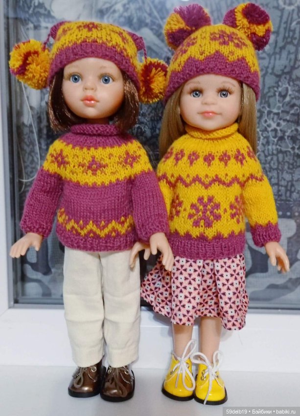 Тёплые свитерочки для паолочек