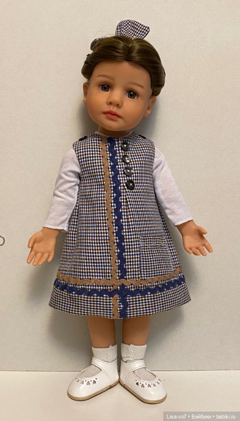 Новый сарафан — Одежда и обувь для кукол своими руками: фото (фото 4)