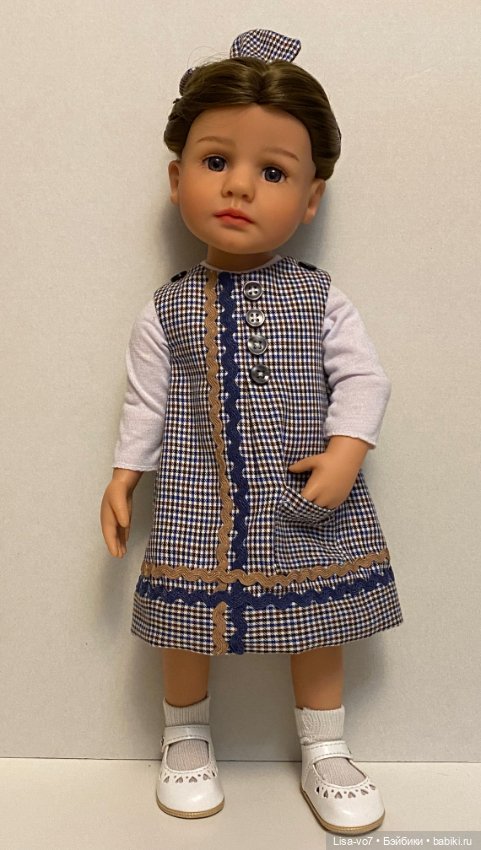Новый сарафан — Одежда и обувь для кукол своими руками: фото (фото 9)