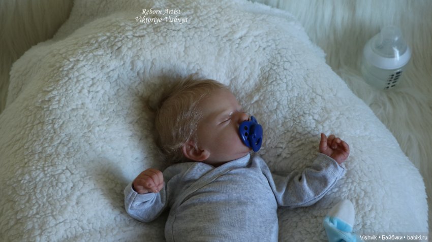 Сэмик... малыш реборн Виктории Вишни (фото 4)