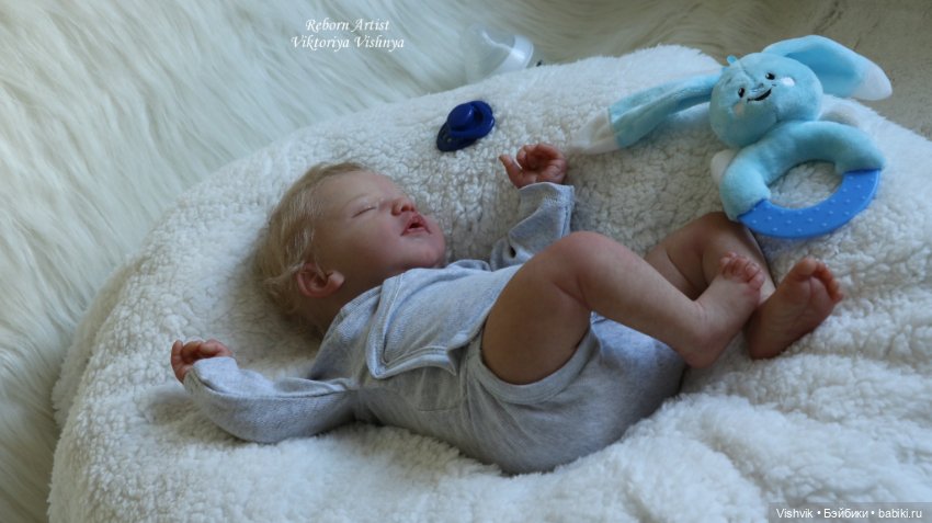 Сэмик... малыш реборн Виктории Вишни (фото 8)