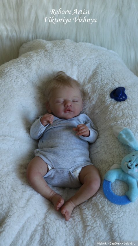 Сэмик... малыш реборн Виктории Вишни (фото 9)