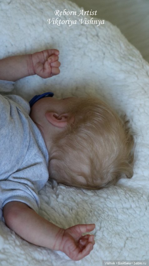 Сэмик... малыш реборн Виктории Вишни (фото 3)