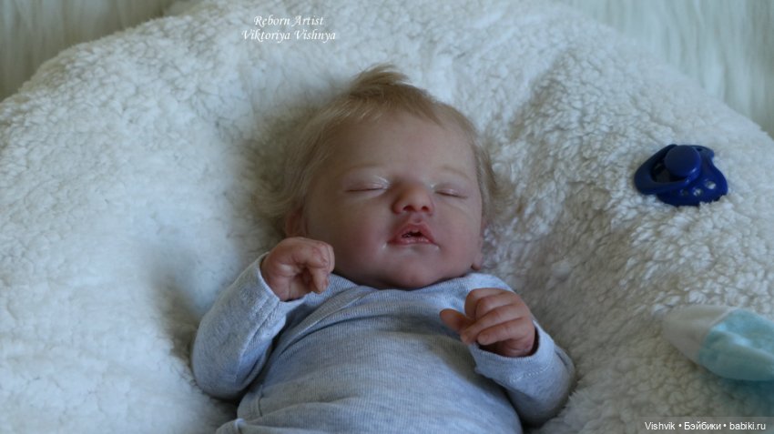 Сэмик... малыш реборн Виктории Вишни (фото 10)