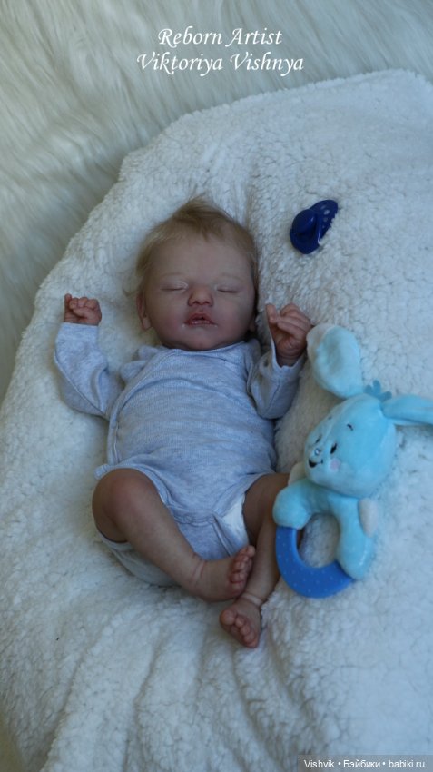 Сэмик... малыш реборн Виктории Вишни (фото 6)