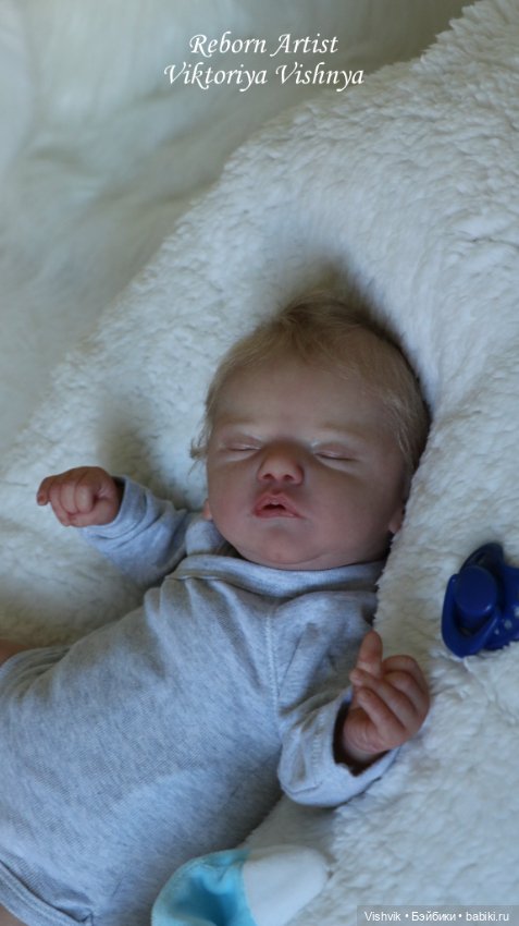 Сэмик... малыш реборн Виктории Вишни (фото 5)