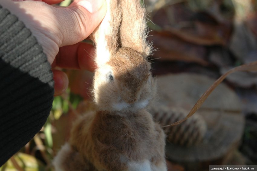 Маленький зайчик. Осенняя встреча (фото 6)