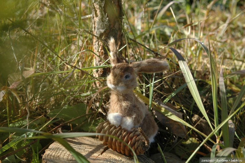 Маленький зайчик. Осенняя встреча