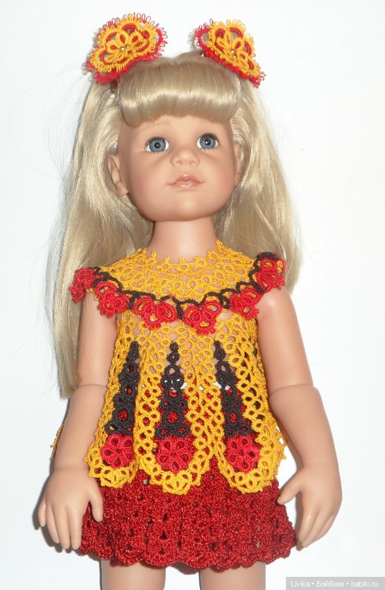 Хохломские фантазии — Одежда и обувь для кукол своими руками: фото