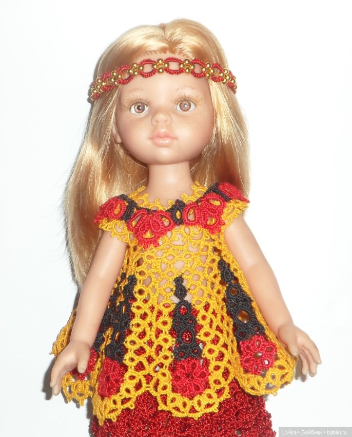 Хохломские фантазии — Одежда и обувь для кукол своими руками: фото (фото 4)