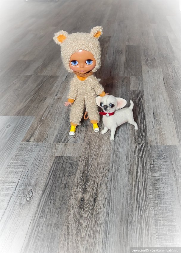 Щенок микро чихуашки — Валяные игрушки из шерсти: сухое валяние (фото 10)