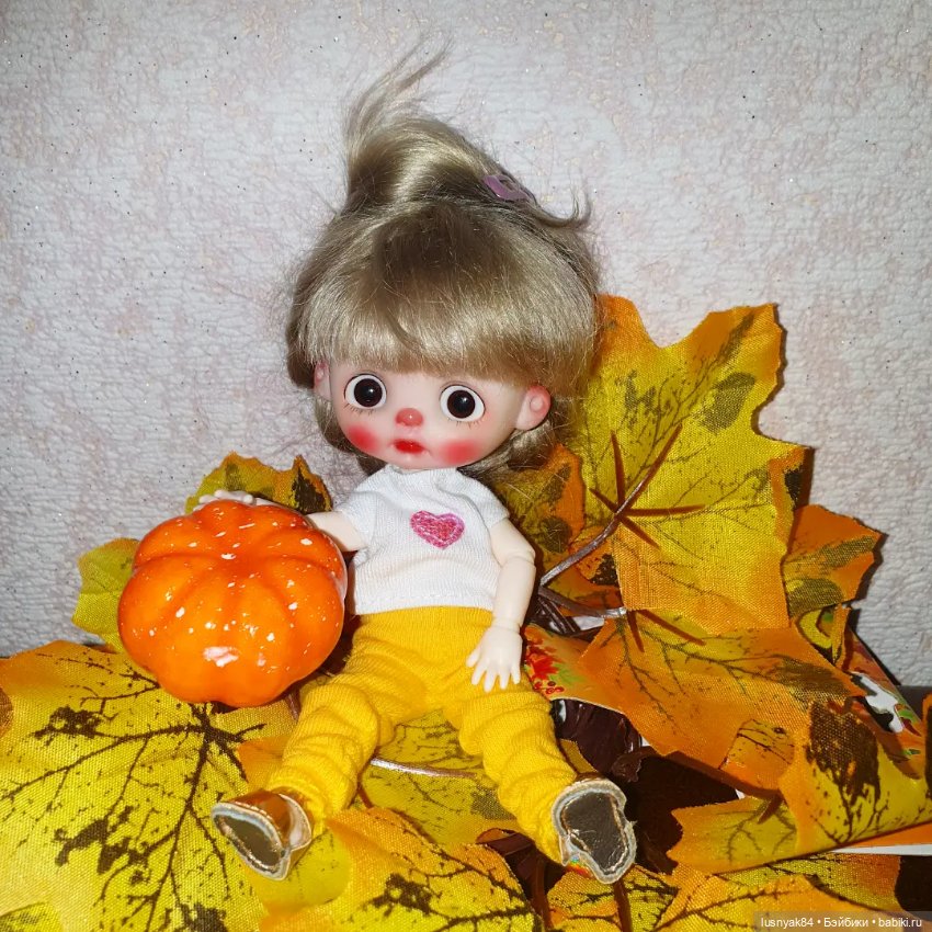 Осенняя пора 🍁🍂 — Куклы и тела Obitsu 11 (Ob11): гибриды (фото 4)