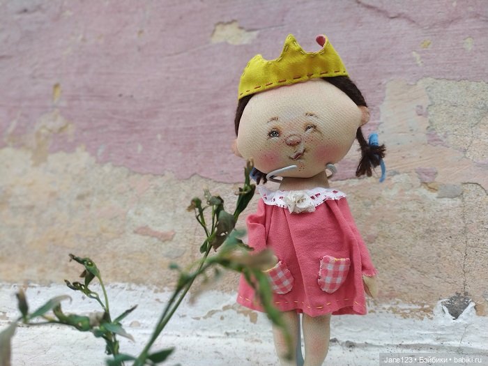Принцесска — Авторские текстильные куклы: Вальдорфские