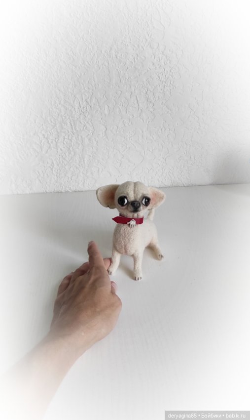 Чихуахуа — Валяные игрушки из шерсти: сухое валяние (фото 7)