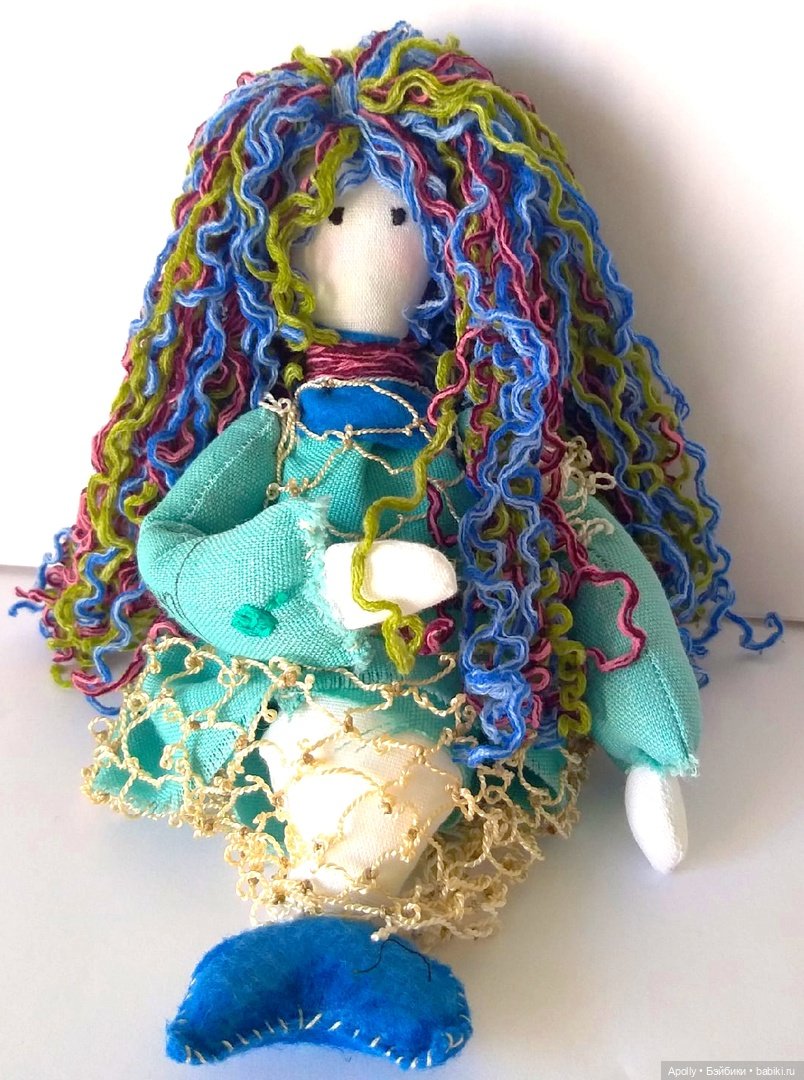 Ундина — Авторские текстильные куклы: Вальдорфские (фото 4)