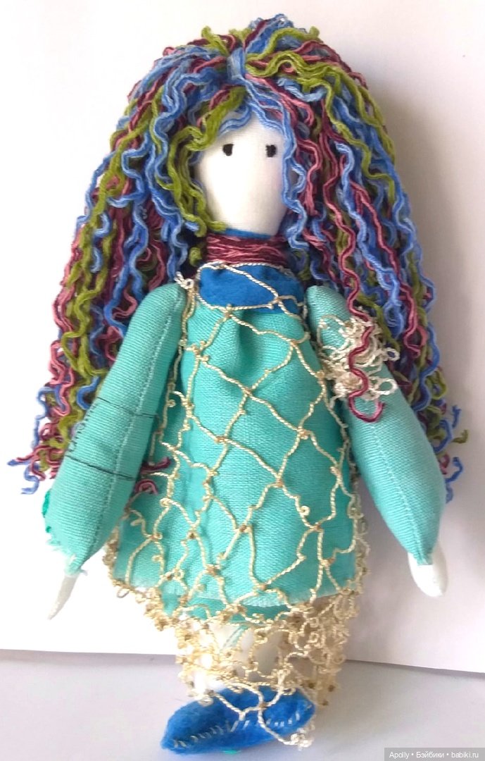Ундина — Авторские текстильные куклы: Вальдорфские