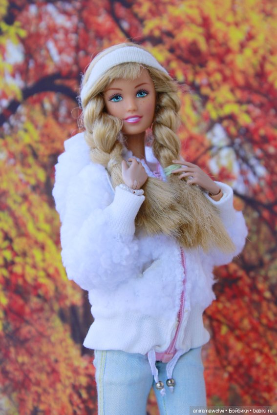Белая и пушистая — Одежда и обувь для кукол своими руками: фото (фото 4)