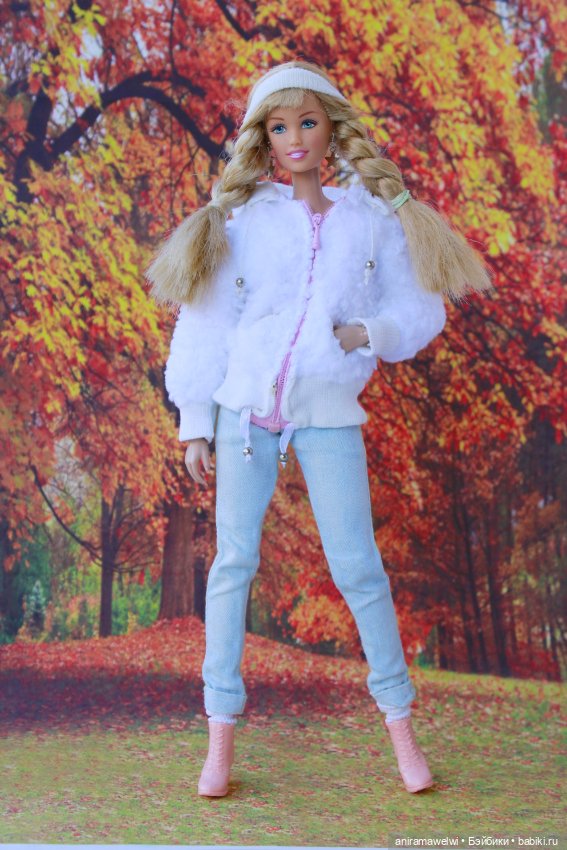 Белая и пушистая — Одежда и обувь для кукол своими руками: фото (фото 6)