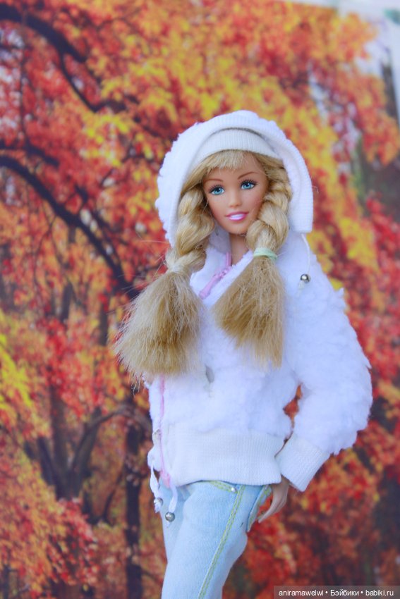 Белая и пушистая — Одежда и обувь для кукол своими руками: фото (фото 9)
