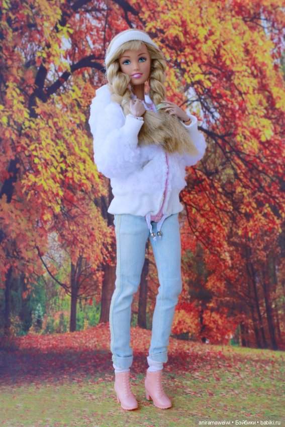 Белая и пушистая — Одежда и обувь для кукол своими руками: фото (фото 3)