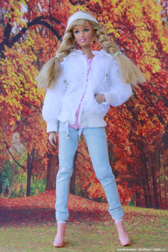 Белая и пушистая — Одежда и обувь для кукол своими руками: фото (фото 5)