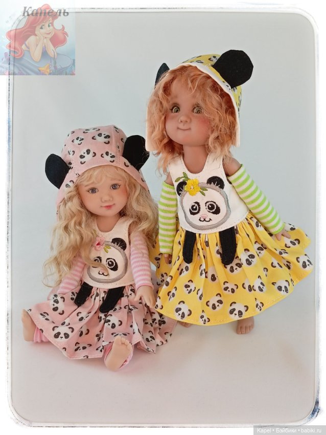 Новые наряды "ПАНДОЧКИ" для куколок Оксаны Мироновой - Miroxdolls (фото 3)