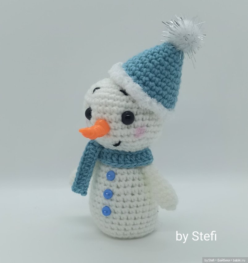 Снеговичок — Вязаные игрушки и амигуруми: крючком (фото 2)